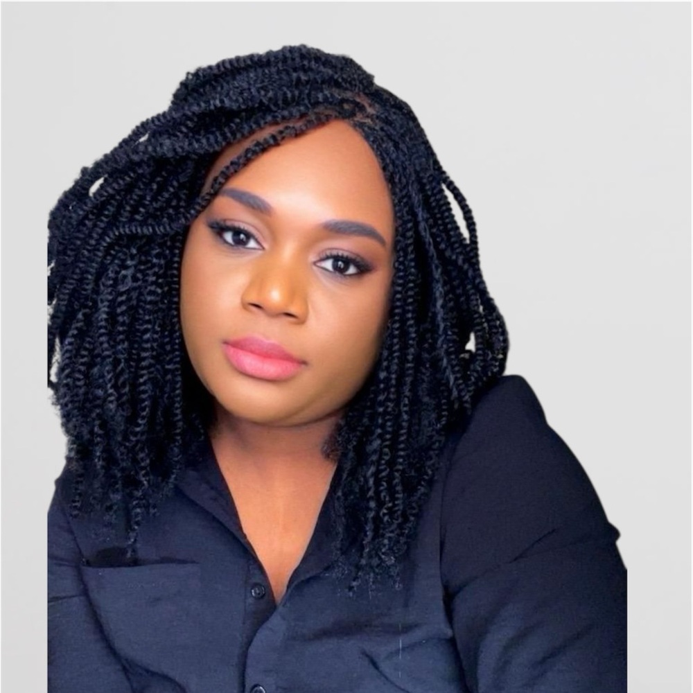 Kinky Black Braided Wig